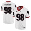 Georgia Bulldogs #98 Rodrigo Blankenship College Football Jersey White