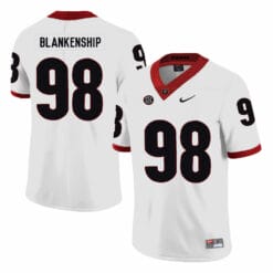Georgia Bulldogs #98 Rodrigo Blankenship College Football Jersey White