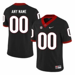 Personalized Georgia Bulldog Jersey Name Number Football Black
