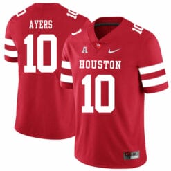 Houston Cougars #10 Demarcus Ayers College Football Jersey Red