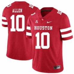 Houston Cougars #10 Kyle Allen College Football Jersey Red