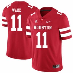 Houston Cougars #11 Andre Ware College Football Jersey Red