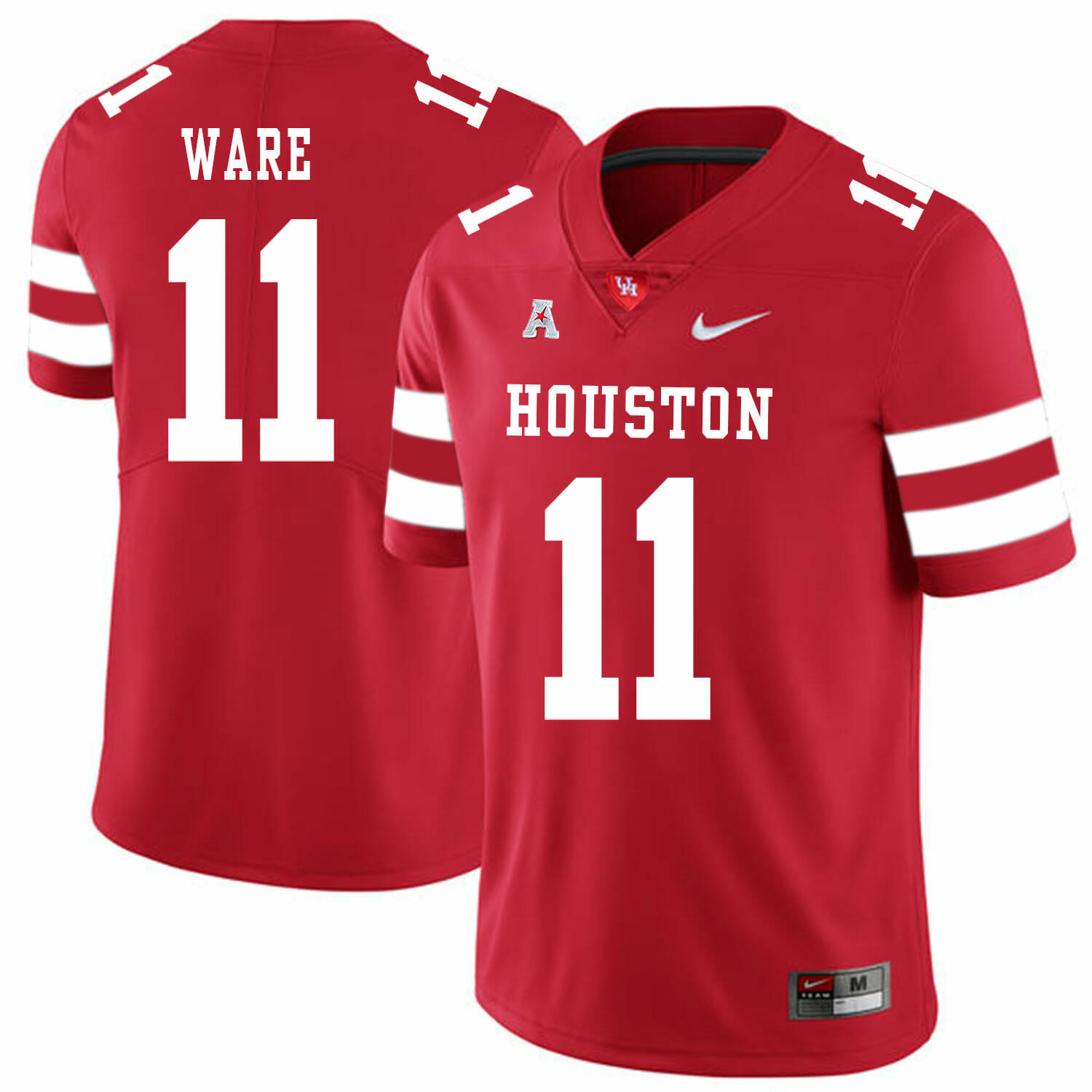 Houston Cougars #11 Andre Ware College Football Jersey Red
