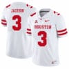 Houston Cougars #3 William Jackson College Football Jersey White