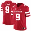 Houston Cougars #9 Matthew Adams College Football Jersey Red