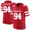 Houston Cougars #94 Cameron Malveaux College Football Jersey Red
