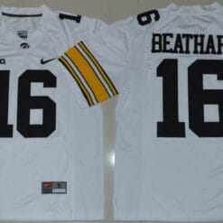Iowa Hawkeyes #16 CJ Beathard NCAA College Football Jersey White