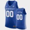 Kentucky Wildcats Custom Name Number Royal College Basketball Jersey