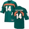 Miami Hurricanes #14 Testaverde NCAA College Football Jersey Green