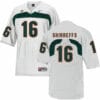 Miami Hurricanes #16 Shirreffs NCAA College Football Jersey White