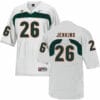 Miami Hurricanes #26 Jenkins NCAA College Football Jersey White