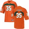 Miami Hurricanes #35 Vernon NCAA College Football Jersey Orange