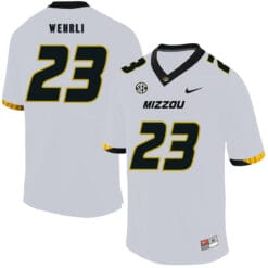 Missouri Tigers #23 Roger Wehrli NCAA College Football Jersey White