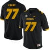 Missouri Tigers #77 Paul Adams NCAA College Football Jersey Black