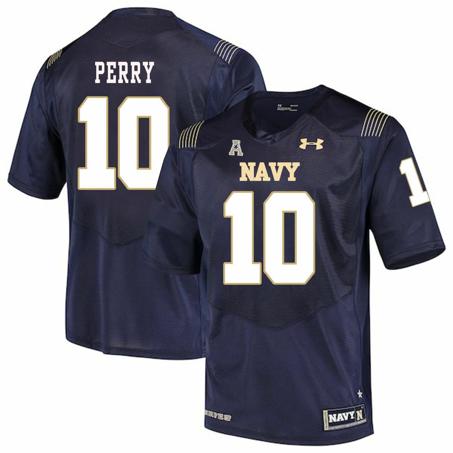 Navy Midshipmen #10 Malcolm Perry College Football Jersey Stitched