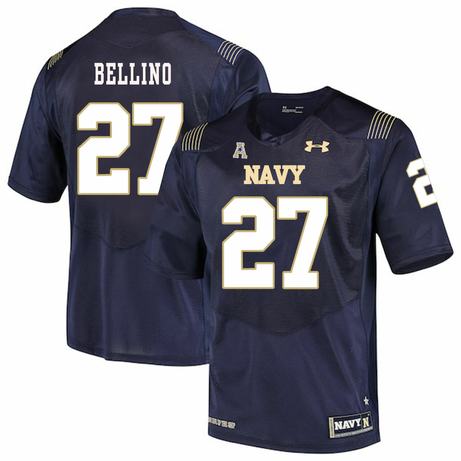 Navy Midshipmen #27 Joe Bellino College Football Jersey Stitched