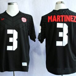 Nebraska Cornhuskers #3 Taylor Martinez College Football Jersey Black With Name