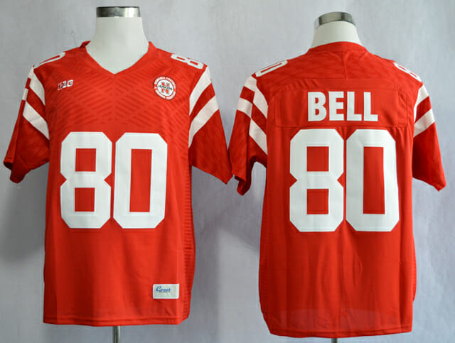 Nebraska Cornhuskers #80 Kenny Bell College Football Jersey Stitched Red