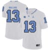 North Carolina Tar Heels #13 Mack Hollins NCAA Football Jersey White