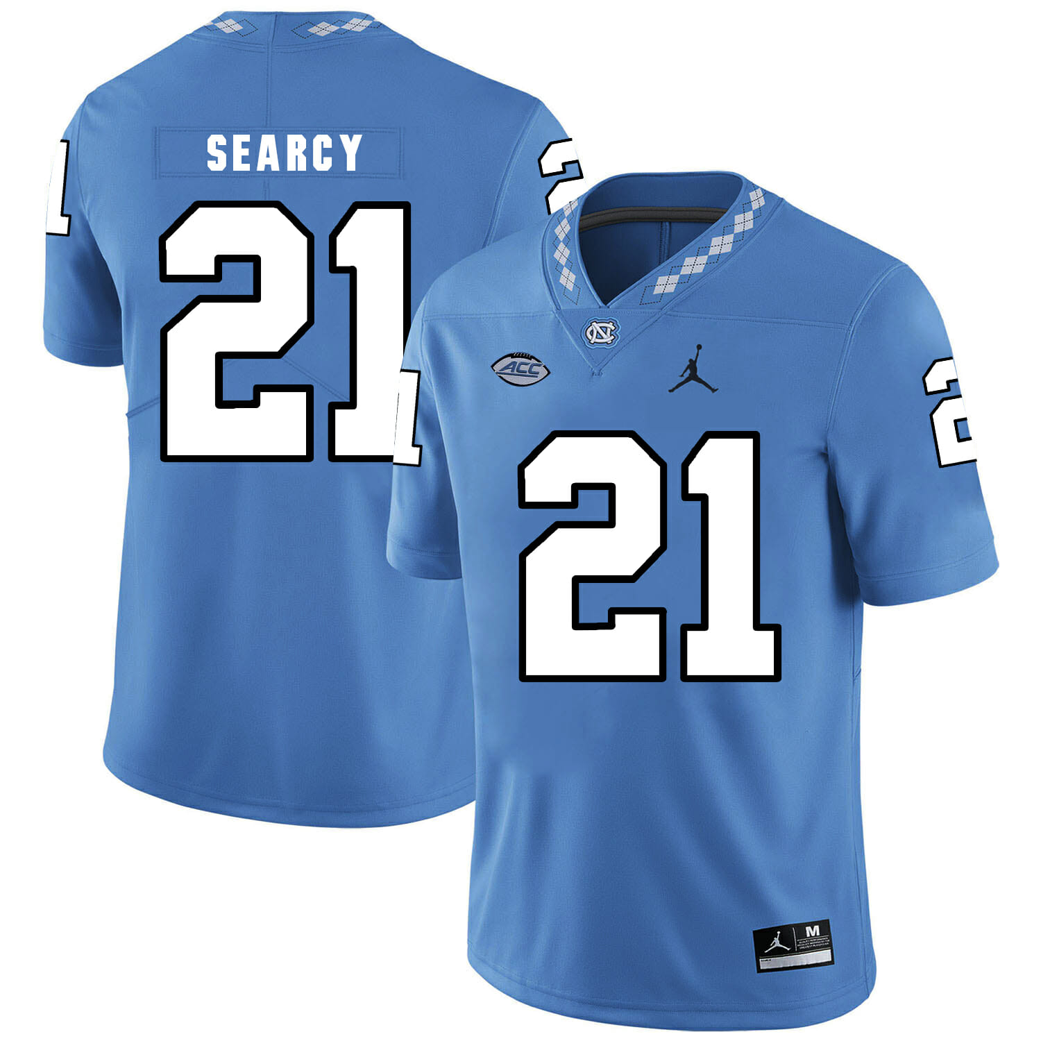 North Carolina Tar Heels #21 Da'Norris Searcy Football Jersey Blue