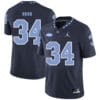 North Carolina Tar Heels #34 Elijah Hood Football Jersey Black