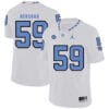 North Carolina Tar Heels #59 Andy Bershak Football Jersey White