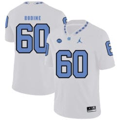 North Carolina Tar Heels #60 Russell Bodine Football Jersey White