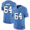 North Carolina Tar Heels #64 Jonathan Cooper Football Jersey Blue