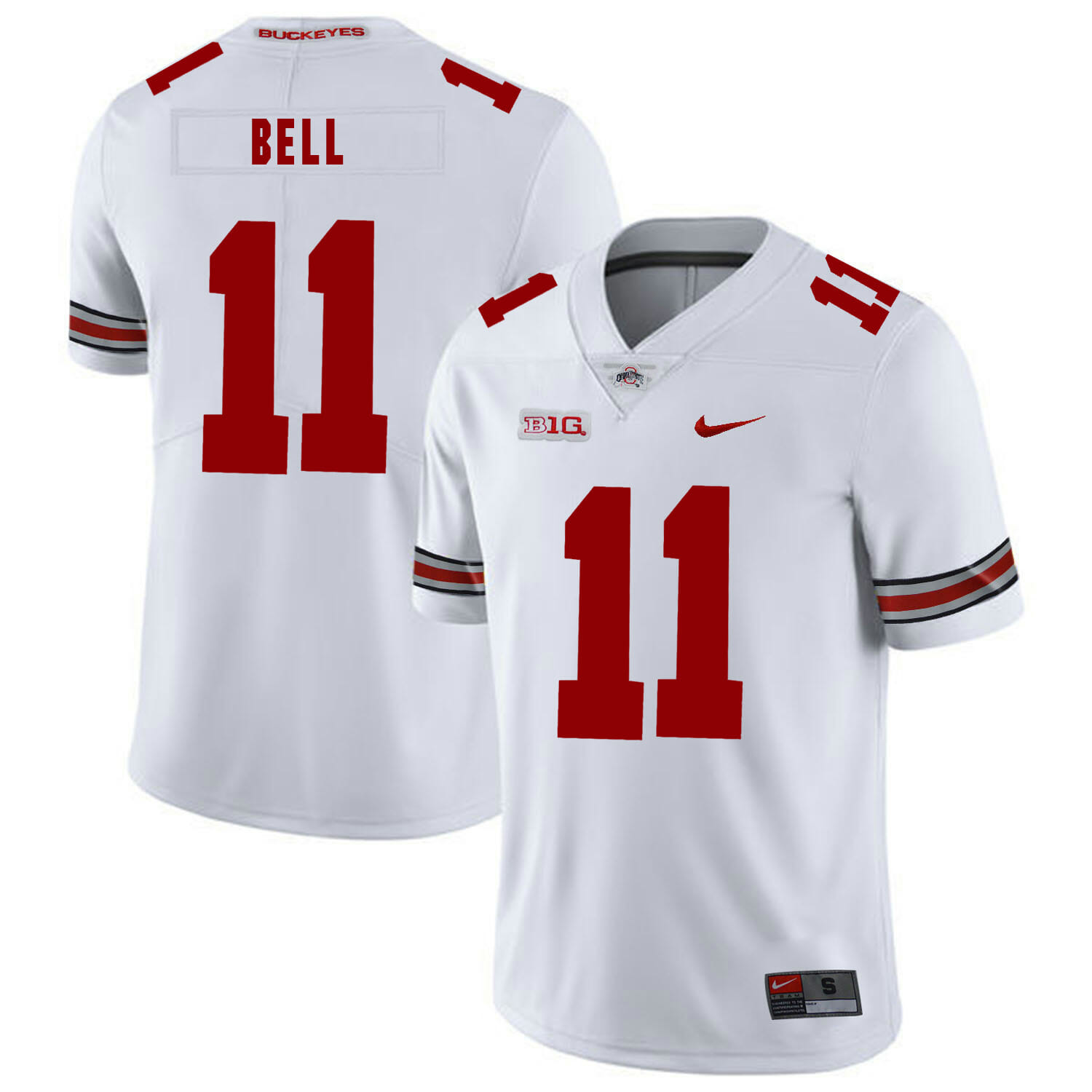Ohio State Buckeyes #11 Vonn Bell Football Jersey White