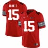 Ohio State Buckeyes #15 Ezekiel Elliott Football Jersey Diamond Red