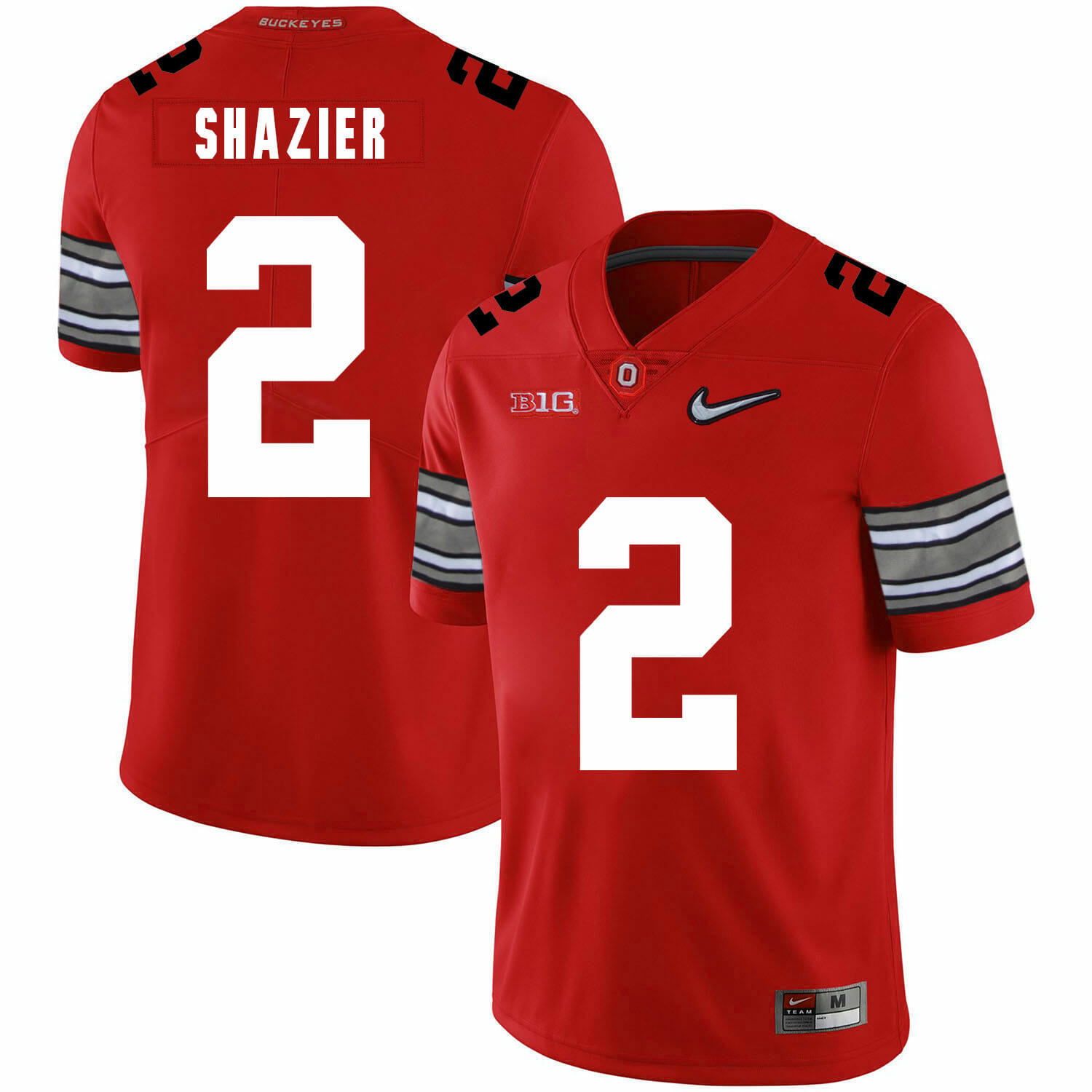 Ohio State Buckeyes #2 Ryan Shazier Football Jersey Diamond Red