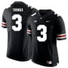 Ohio State Buckeyes #3 Michael Thomas Football Jersey Black