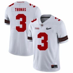 Ohio State Buckeyes #3 Michael Thomas Football Jersey Diamond White