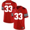 Ohio State Buckeyes #33 Pete Johnson Football Jersey Diamond Red