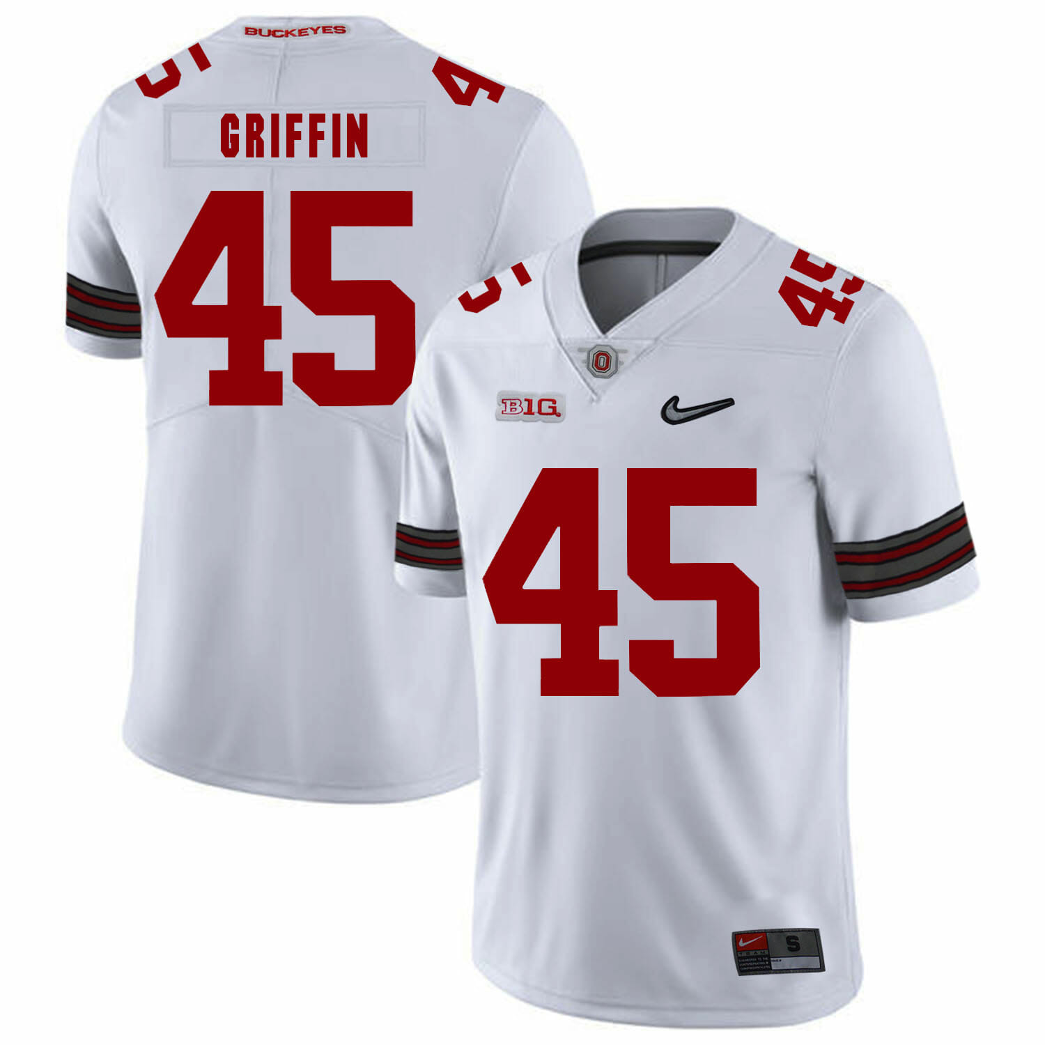 Ohio State Buckeyes #45 Archie Griffin Football Jersey Diamond White