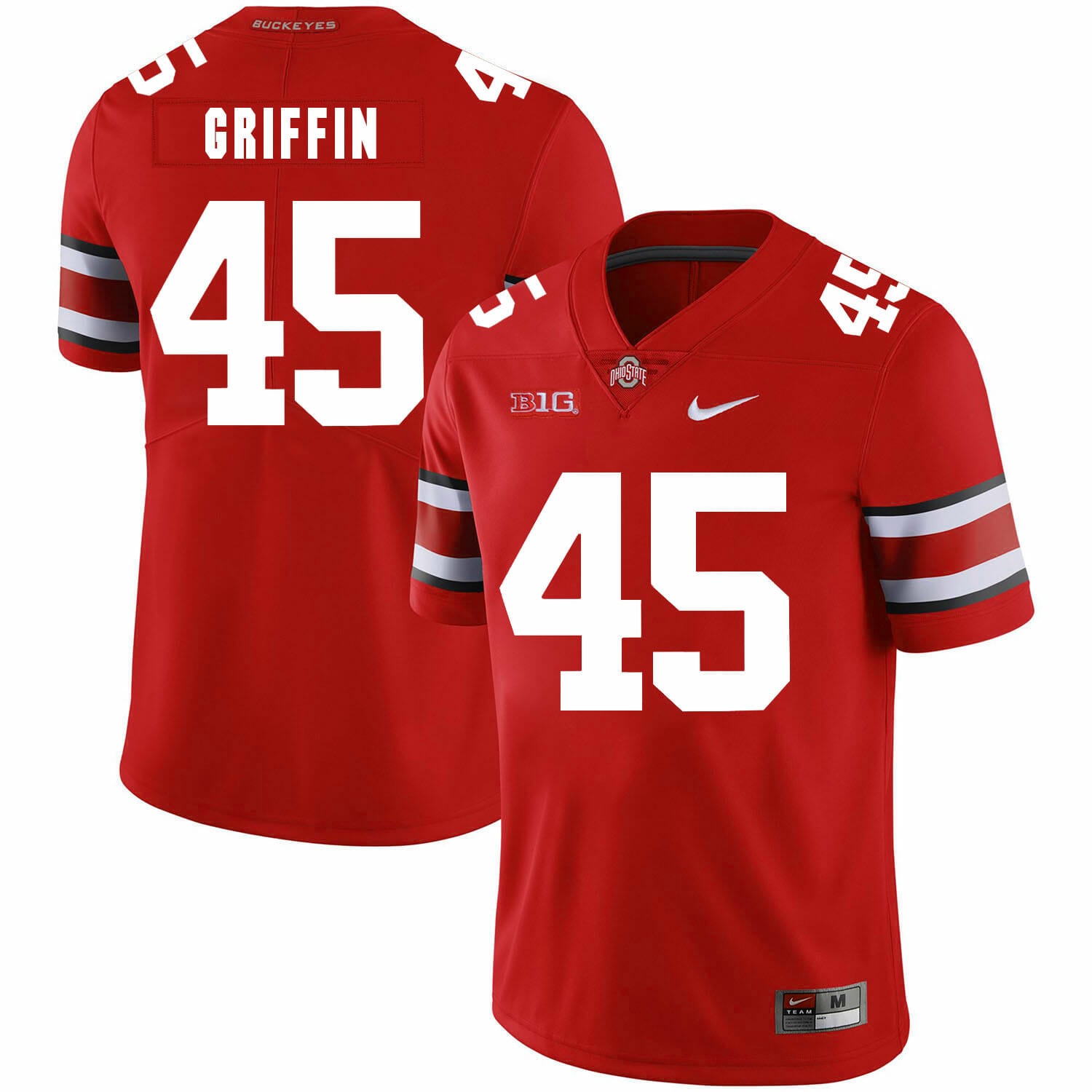 Ohio State Buckeyes #45 Archie Griffin Football Jersey Red