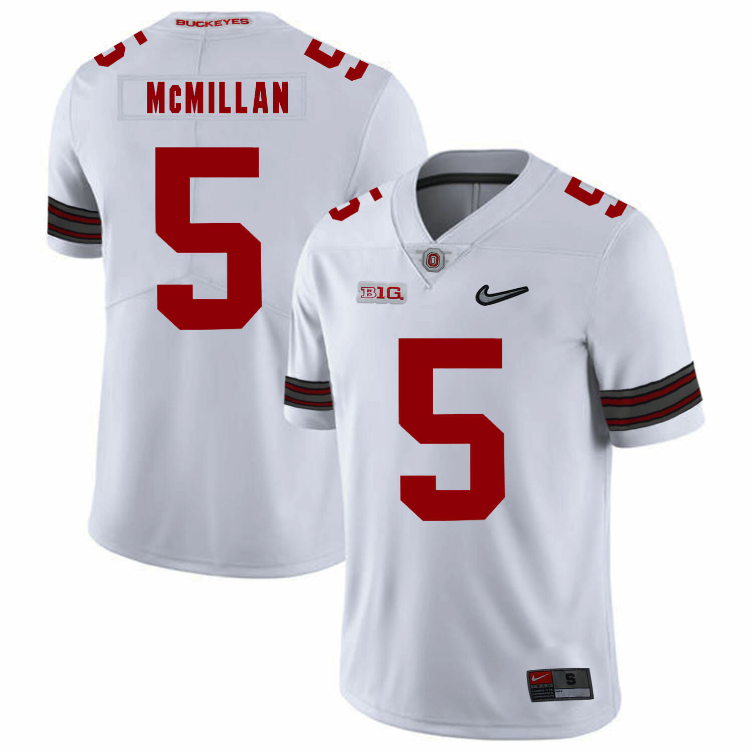 Ohio State Buckeyes #5 Raekwon McMillan Football Jersey Diamond White