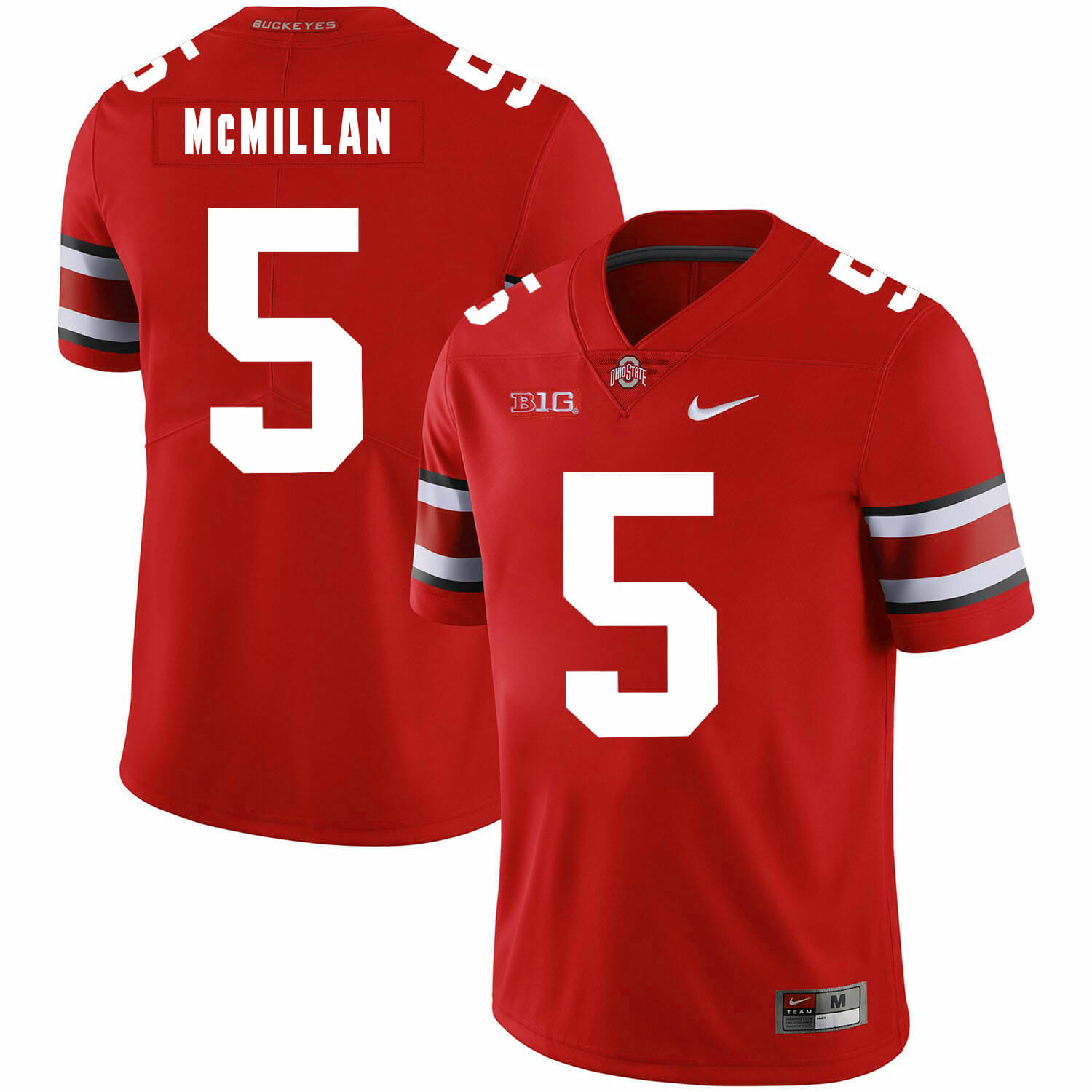 Ohio State Buckeyes #5 Raekwon McMillan Football Jersey Red