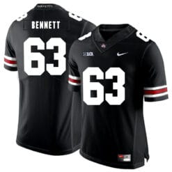 Ohio State Buckeyes #63 Michael Bennett IV Football Jersey Black
