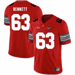 Ohio State Buckeyes #63 Michael Bennett IV Football Jersey Diamond Red