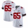 Ohio State Buckeyes #65 Pat Elflein Football Jersey Diamond White