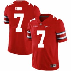 Ohio State Buckeyes #7 Ted Ginn Jr College Football Jersey Red