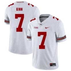 Ohio State Buckeyes #7 Ted Ginn Jr College Football Jersey White