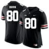 Ohio State Buckeyes #80 Noah Brown Football Jersey Black