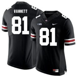Ohio State Buckeyes #81 Nick Vannett Football Jersey Black