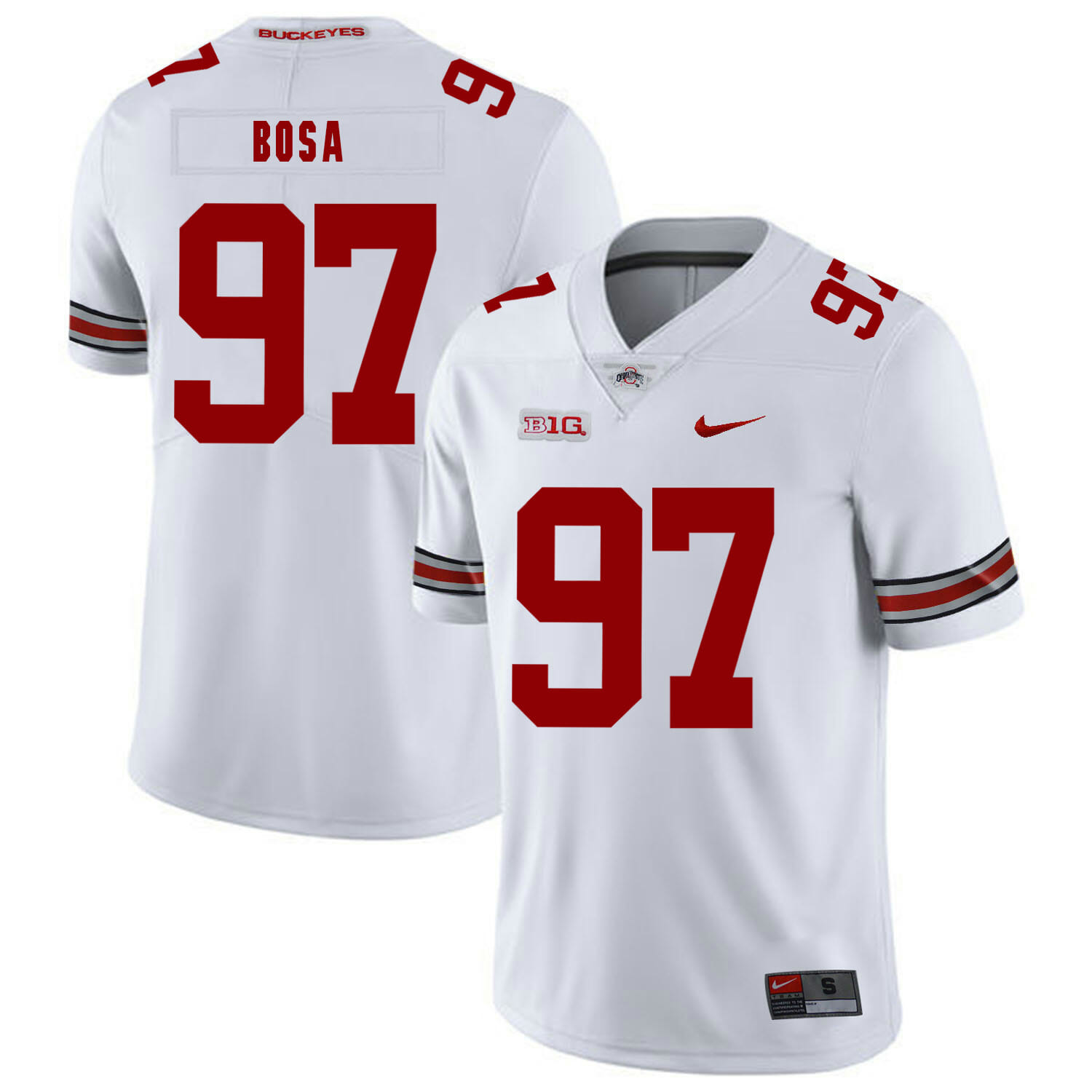 Ohio State Buckeyes #97 Joey Bosa Football Jersey White