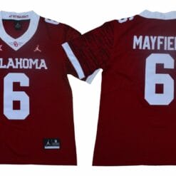 Oklahoma Sooners #6 Baker Mayfield Football Jersey Legendary Red