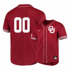 Oklahoma Sooners Red Elite Custom Name and Number Baseball Jersey
