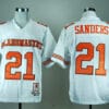 Oklahoma State Cowboys #21 Barry Sanders Football Jersey White