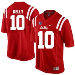 Ole Miss Rebels #10 Chad Kelly NCAA College Football Jersey Red